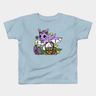 Genderqueer Easter Dragon Kids T-Shirt